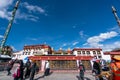 Barkhor the commercial center and busiest street nter and busiest street in Lhasa Tibet